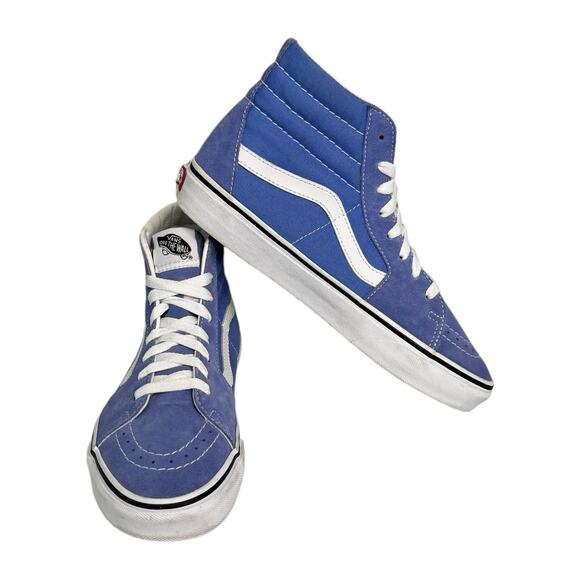 Vans SK8-HI 'Ultramarine' Suede Blue Hi Tops Size 8.5 (W), 7.0 (M) - Picture 6 of 12